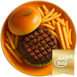 Cooked Angel Bay Beef Burger Patties on Bun – Grilled Burger Meal