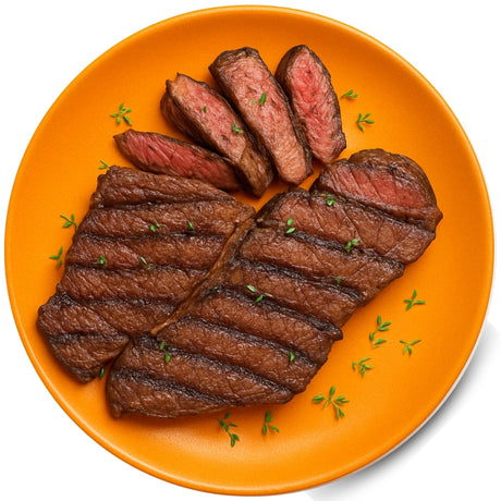 Cooked NZ Beef Blade Steak on Plate – Tender Braised Meal