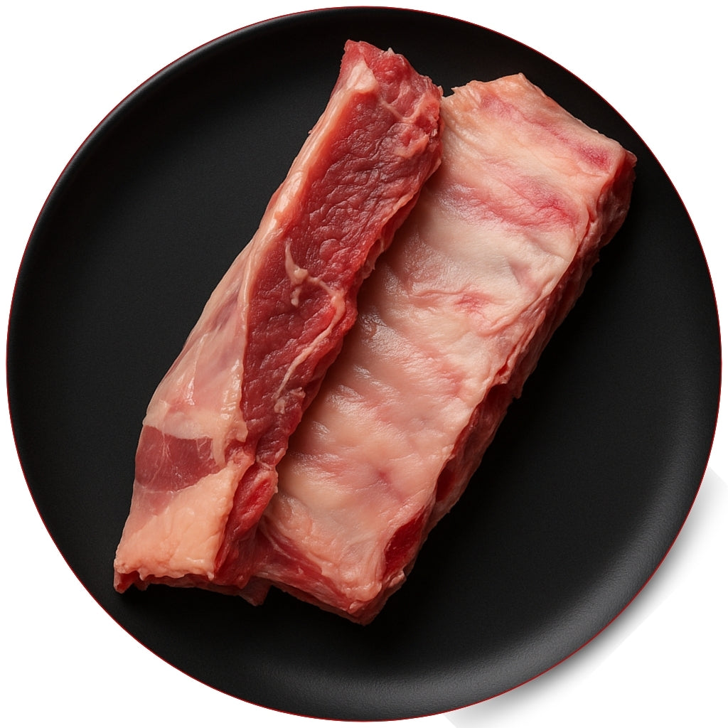 NZ Beef Short Ribs Raw View – Marbled Short Rib Rack