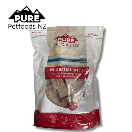 Pure Pet Food wild rabbit 1kg Prime Range Fresh