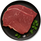 Prime Range Fresh Topside Steak Raw View – Lean Topside Cut